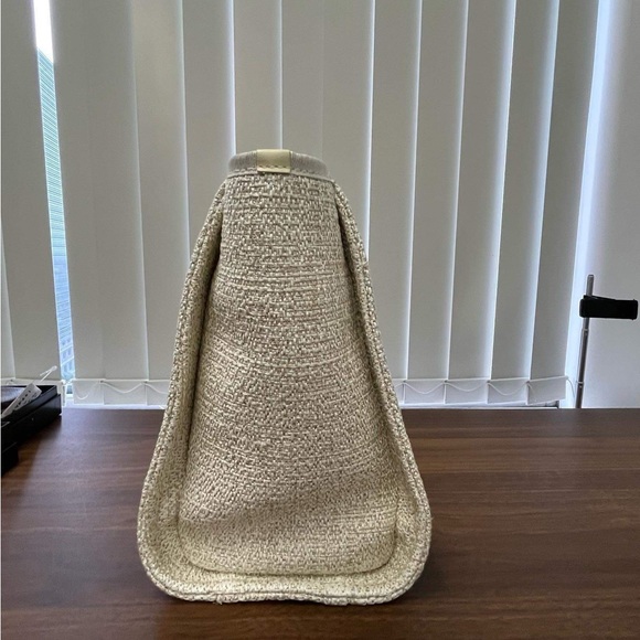 CHANEL DEAUVILLE TOTE RAFFIA WITH GLITTER AUTHENTIC ❗️ - Picture 16 of 16